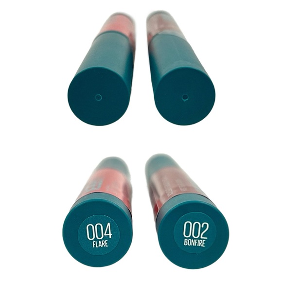 MAYBELLINE Green Edition Balmy Lip Blush With Mango Oil 004 Flare + 002 Bonfire - Picture 3 of 7